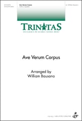 Ave Verum Corpus SATB choral sheet music cover